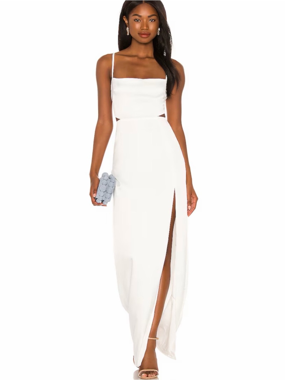Nookie Stella Cut Out Gown Ivory Size Large NWT
